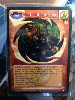 Magi Nation - Voice of the Storms ''Lightning Sand''  d'Resh  Rare  X1