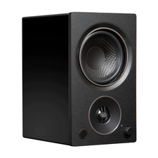 Psb Alpha Am3 Compact Powered Bookshelf Stereo Speakers Pair Black