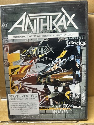 Mega Rare Dvd  New Sealed Limited Anthrax Anthology No Hit Wonders 1985-1991