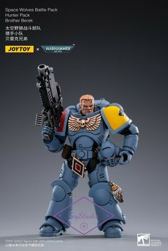 JOYTOY x Warhammer 40k Space Wolves Battle Pack Hunter Pack 1/18 Action Figure - Picture 12 of 23