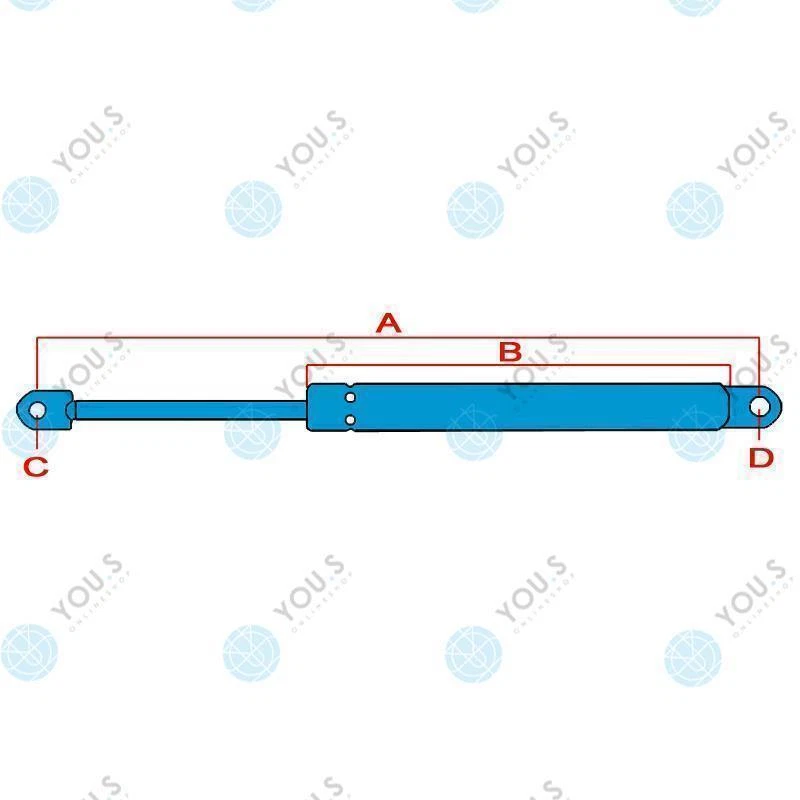 2 x YOU.S Gasfeder für FENDT Favorit 611 612 614 615 - Dachluke NEU - Bild 2 von 2