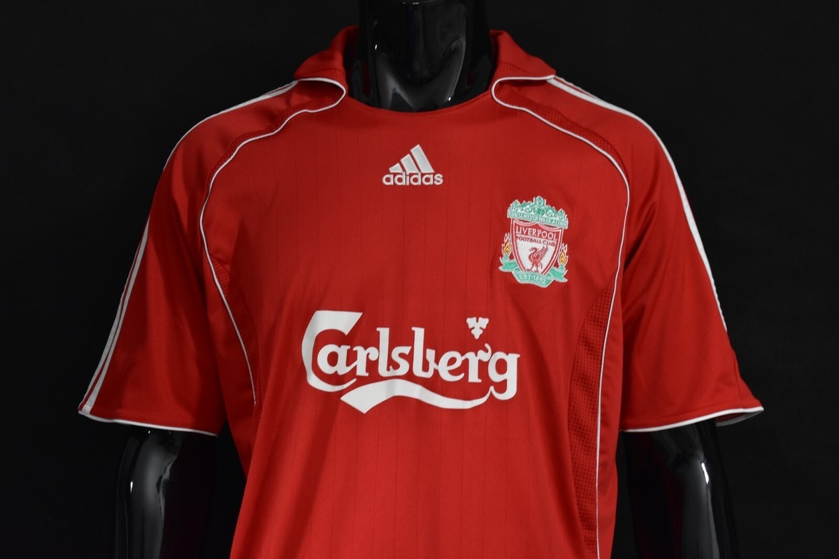 The Reds 2006-08 adidas Liverpool FC Home Shirt GERRARD SIZE L