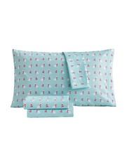 Kids Holiday Microfiber 4 Pc Full Sheet Set-Polar Bear