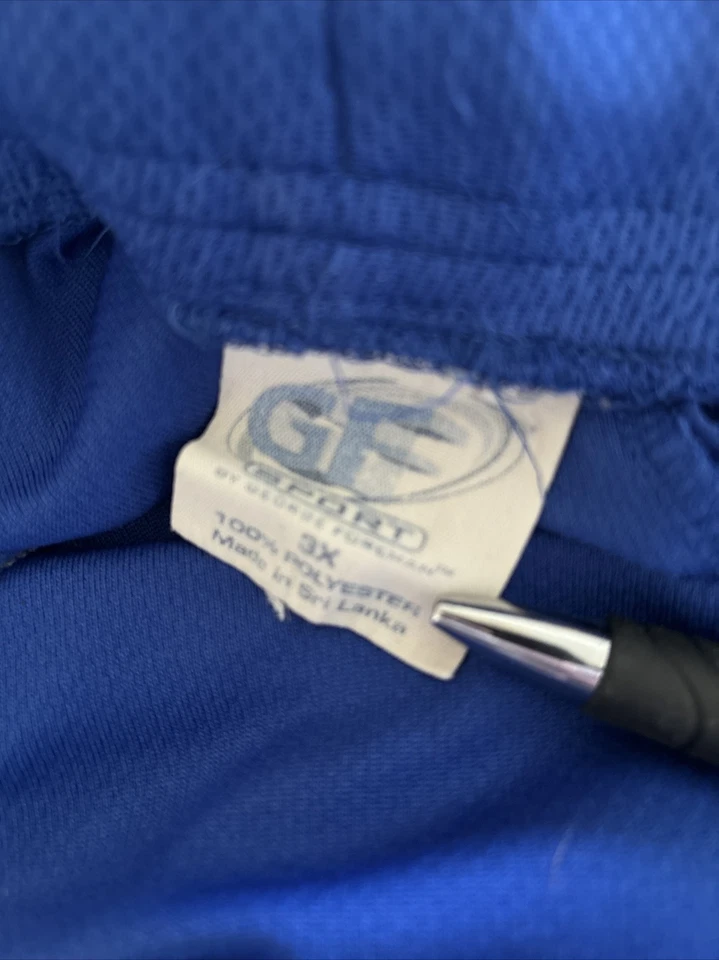 Pantalones Cortos Deportivos George Foreman Para Hombre Azul Talla 3XL GRANDE GF Deportes Foto 4 de 4