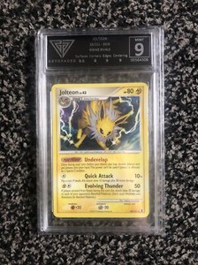 jolteon 26/111 rising rivals pokemon card get graded 9 mint PSA pop 6 