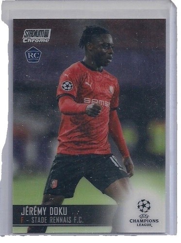 2021-22 Futera Unique 【Jeremy Doku】9枚限定 JEREMY DOKU 2022 FUTERA FANS SELECTION EDITION 3 MILLENNIUM