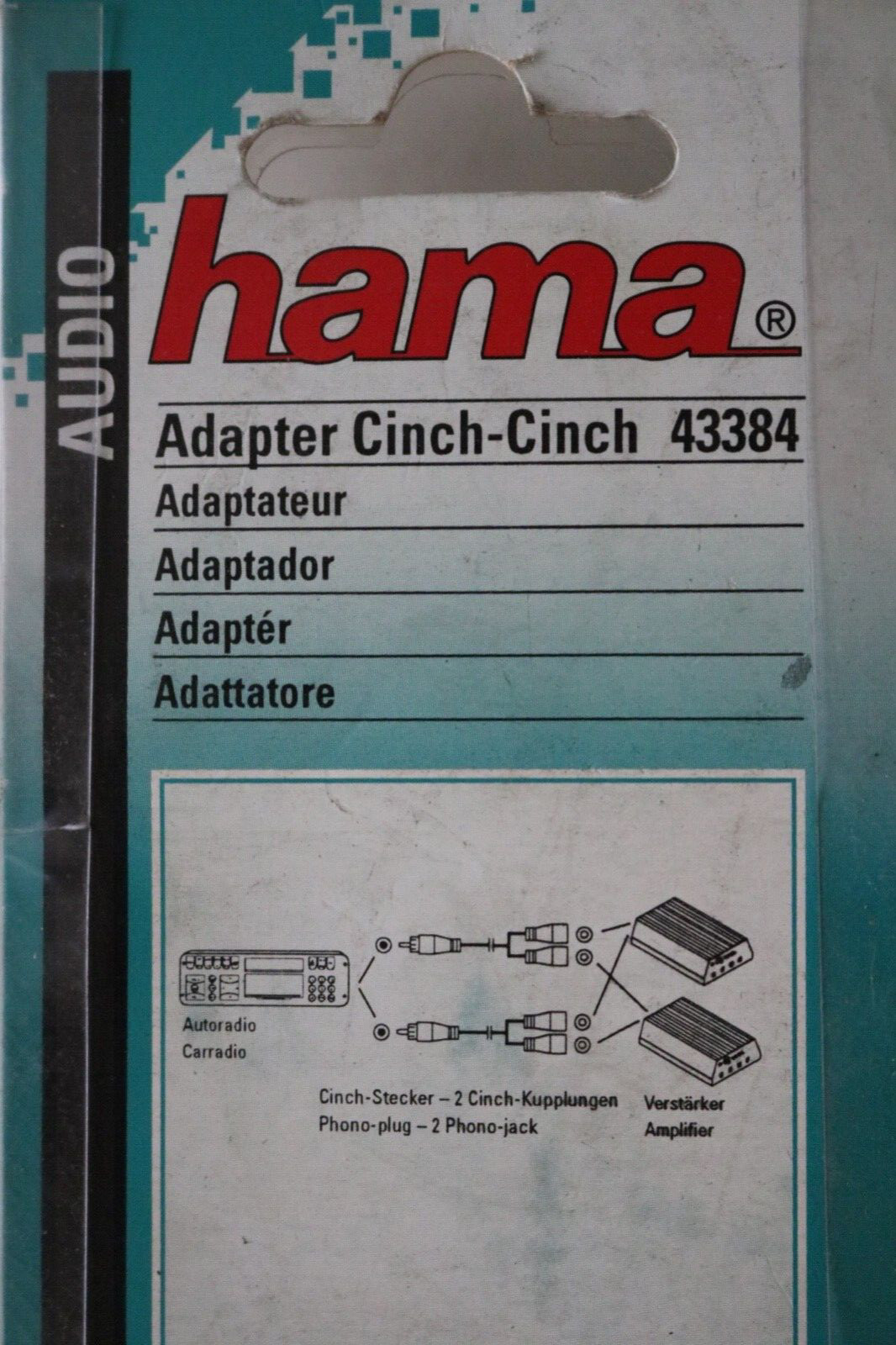 Thumbnail - Hama Stecker Phonobuchse Stecker Auf 2 Rca Buchse Vergoldet Adapter 15