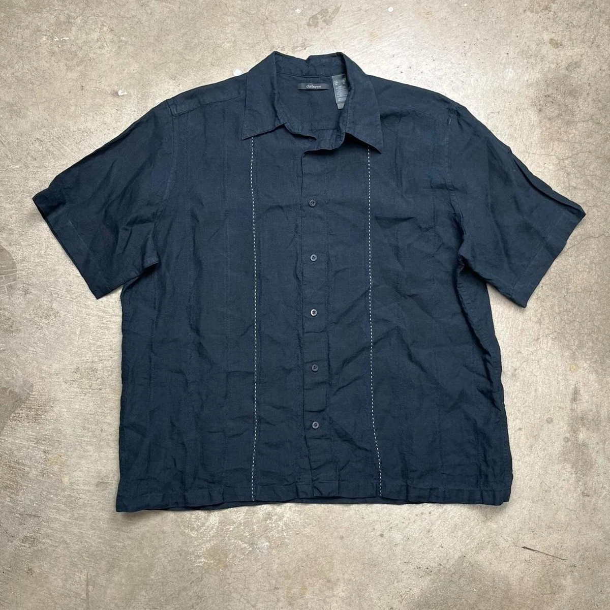 Claiborne Linen Casual Button-Down Shirts for Men for sale | eBay