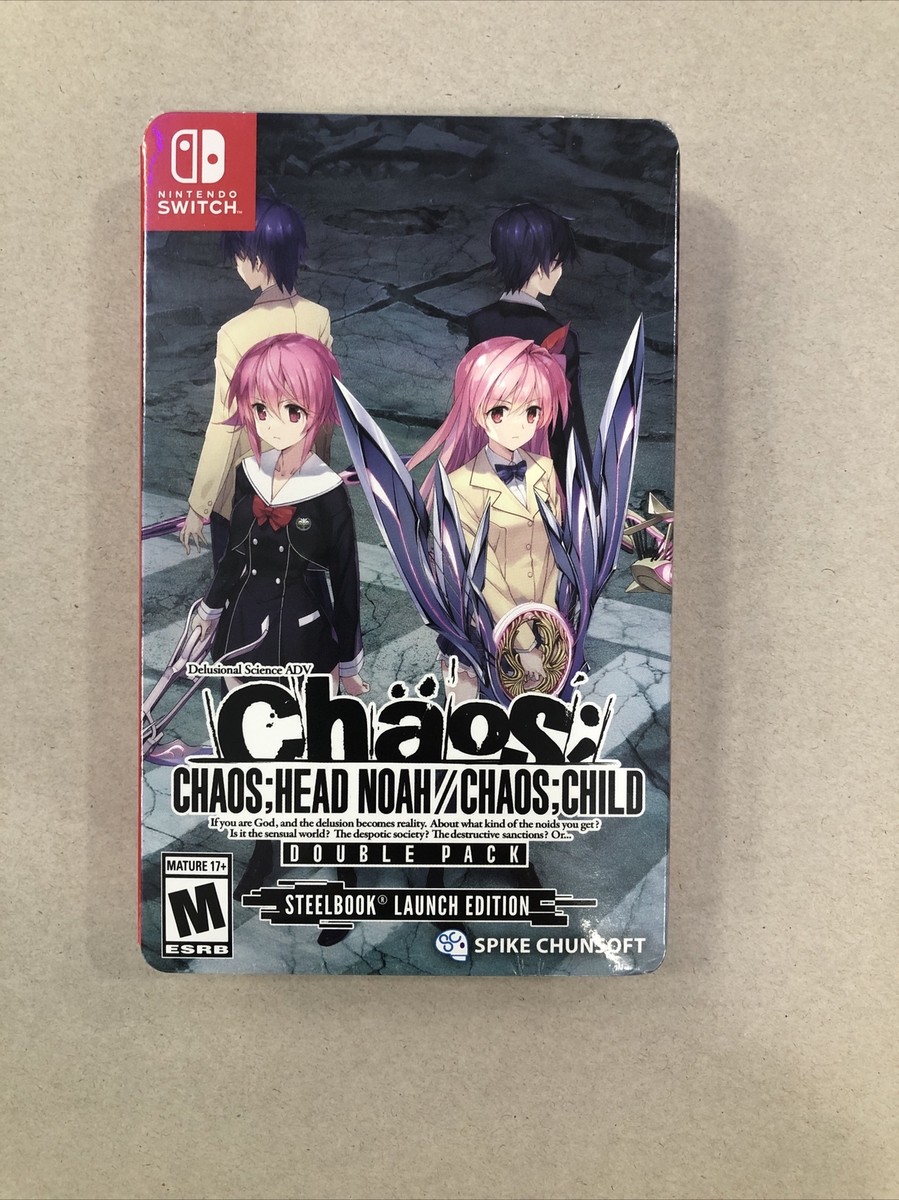 CHAOS HEAD NOAH / CHAOS CHILD Double Pack Steelbook Launch Edition - Switch