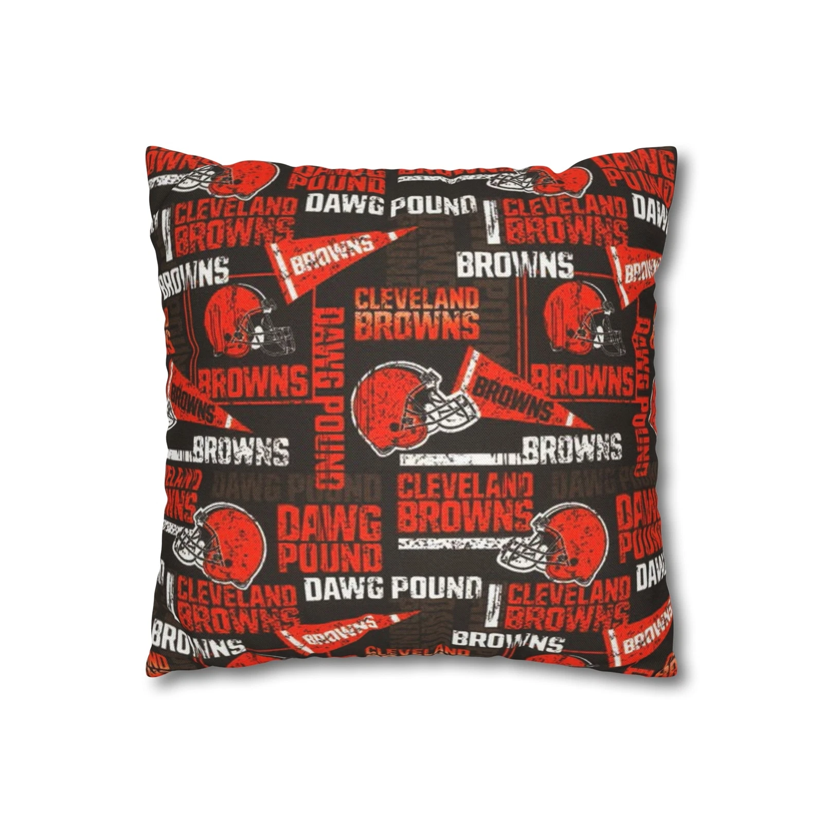 Cleveland Browns Spun Square Pillow Cover