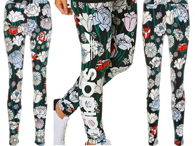 adidas floral print leggings