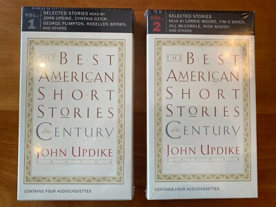 The Best American Short Stories of The Century, Vol 1&2, 8 Audio Cassettes, NEW