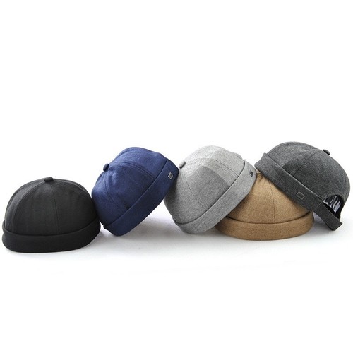 Men Skullcap Sailor Cap Landlord Hat 