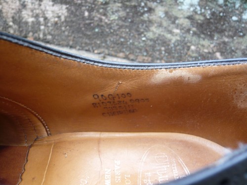 CHURCH’S BROGUES SCHUHE SCHWARZ LEDER UK9 HERREN CHETWYND TOP ZUSTAND - Bild 8 von 9