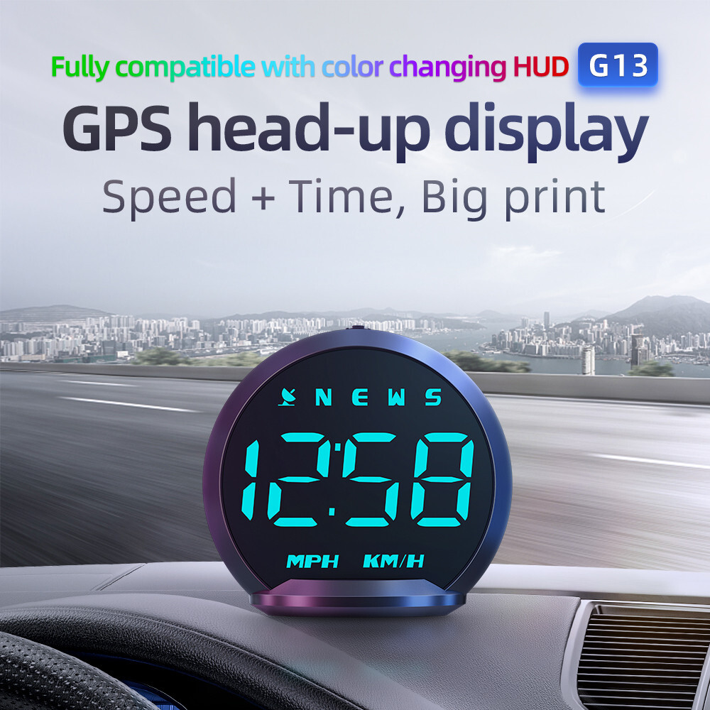 SinoTrack 2024 HUD GPS Tachometer Universal Auto Heads