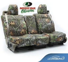 NEW Full Printed Mossy Oak Obsession Camo Camouflage Seat Covers / 5102029-31