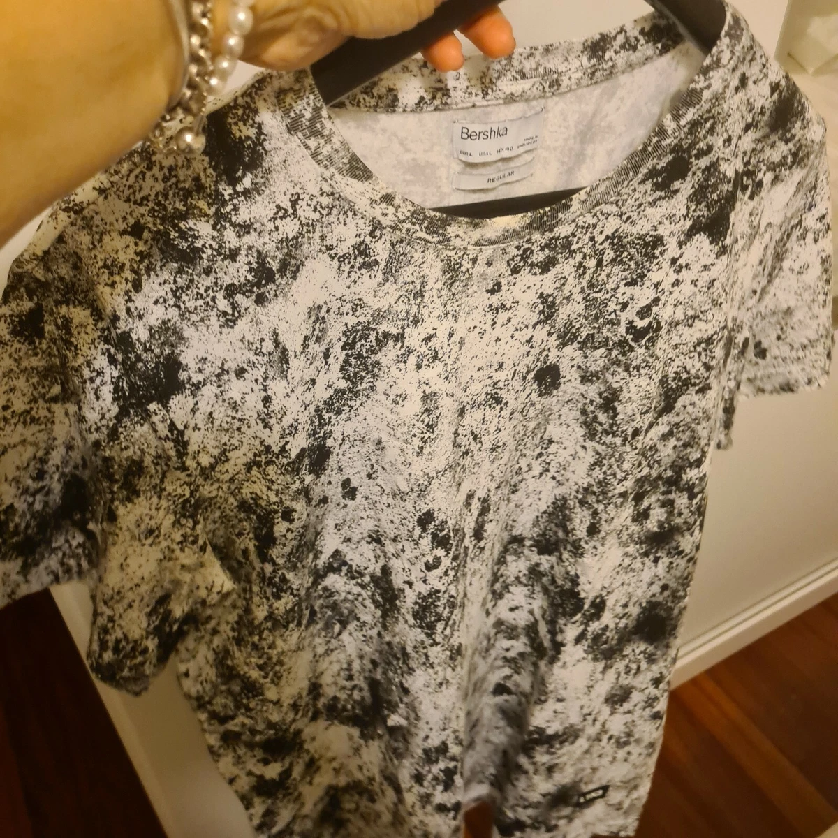 Camiseta cheap blanca bershka