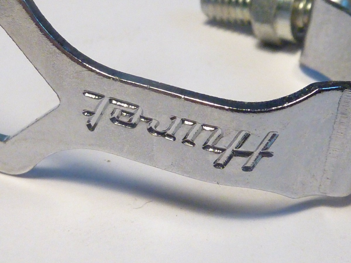 Collier De Levier De Vitesses Huret NOS – Réf 1849 – Acier Chromé – France
