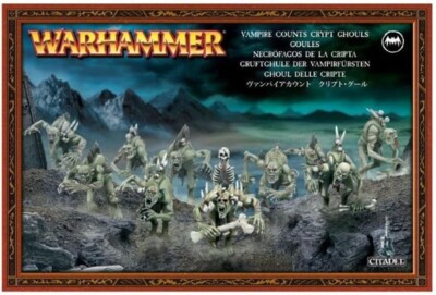 Warhammer Vampire Counts Crypt Ghouls x 10 Miniatures Games Workshop Citadel