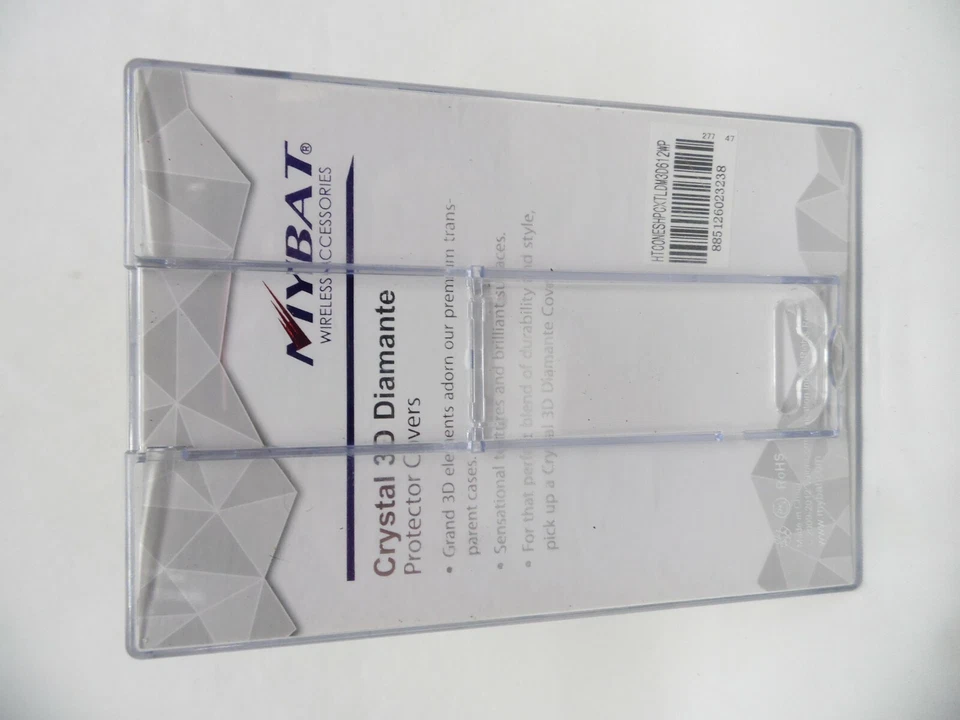 Mybat HTC один S кристалл 3D бриллиант блестящий корона прозрачный чехол для телефона - Изображение 4 из 4