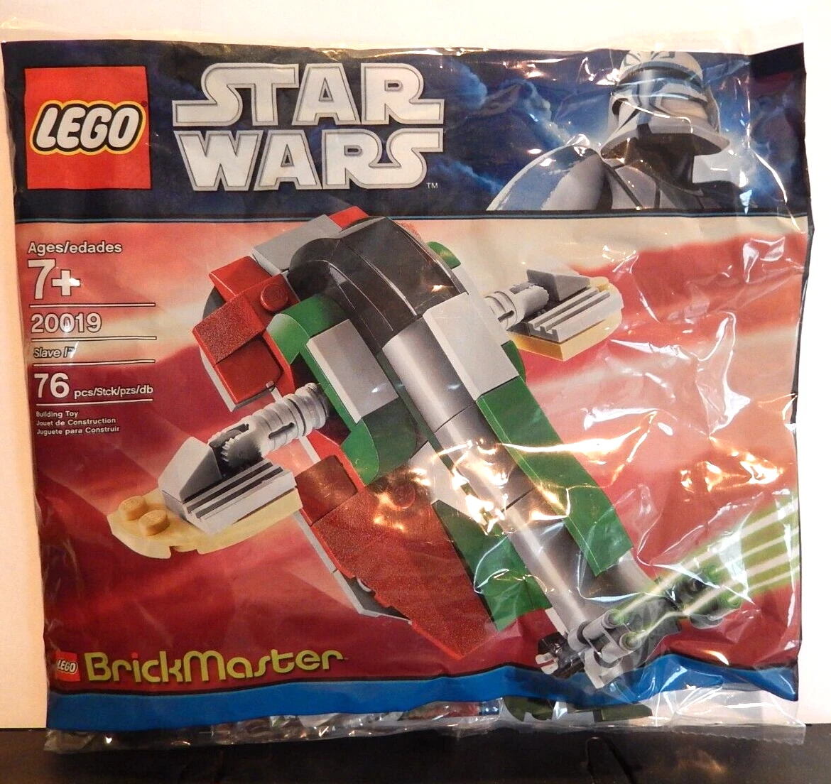 Lego 20019 Slave I Star Wars Brickmaster polybag 100 Complete eBay