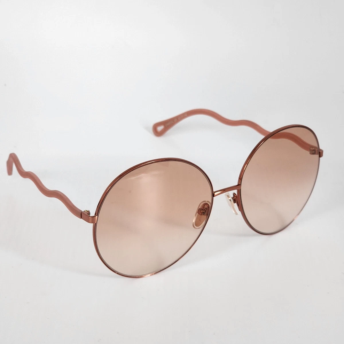 Chloe modified hotsell round sunglasses