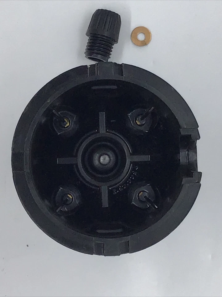 Tapa de distribuidor Sunbeam Alpine Alfa Romeo 1963-65 NOS Lucas con tuercas de cable Foto 4 de 4