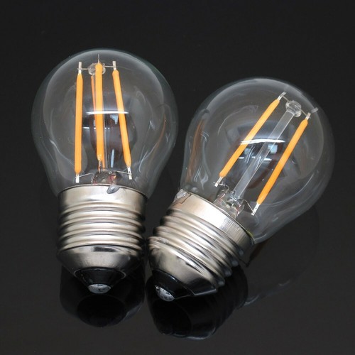 2W 4W 6W Vintage G45 LED Filament Globe Bulb E27 Screw Base Light 3000K-6000K - Picture 10 of 12