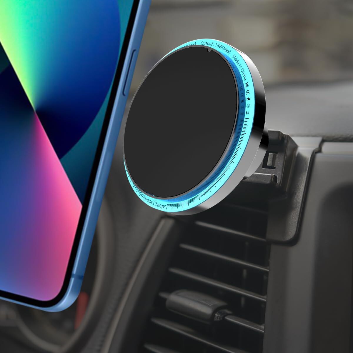 Jeep Cherokee Wireless Charger with Magnetic Mount 2015+  -image