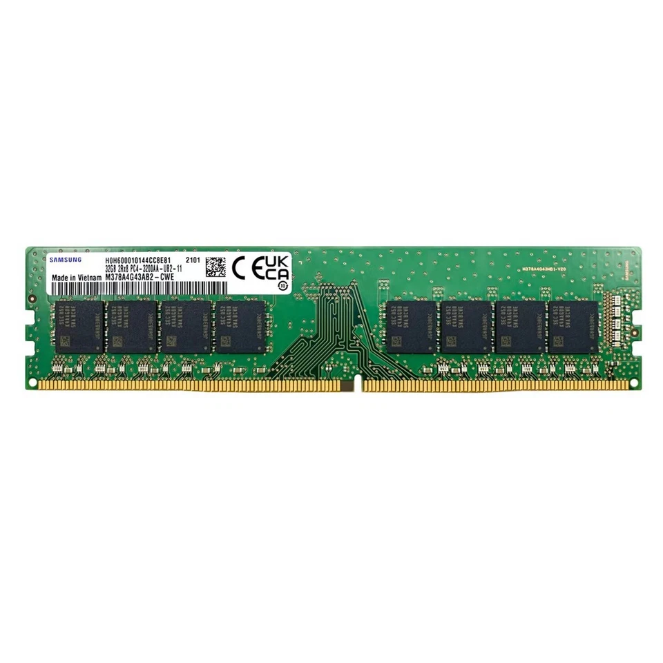 New Samsung 64GB 2X32GB DDR4 3200MHz PC4-25600 UDIMM Memory Ram M378A4G43AB2-CWE - Image 2 of 4