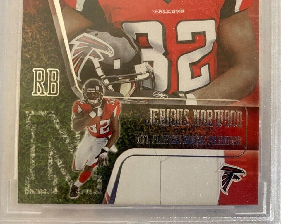 2006 Upper Deck Rookie Premiere Jerious Norwood Falcons Beckett BCCG 10 Gem Mint - Image 3 of 4