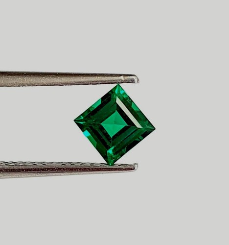 Green Nano Emerald Square AAA Rated Lab Created Gemstone Jewelry Stone 3mm to6mm - Picture 23 of 24