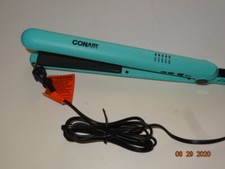 Conair Style Starters Ceramic Flat Iron CS221UL, Blue, 1".