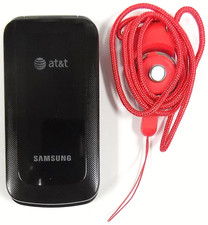 Samsung SGH-A157 - Black  AT T  Cellular Flip Phone - Bundled