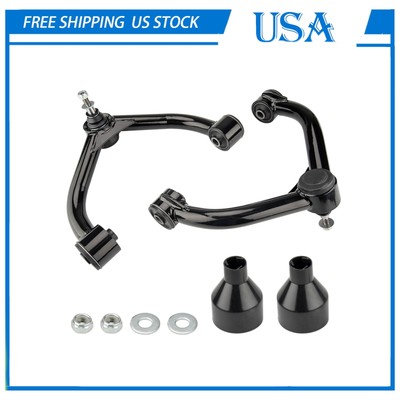 2PCS 2-4'' Lift Front Upper Control Arms Kit For 2011-2019 GMC Sierra 2500 3500HD