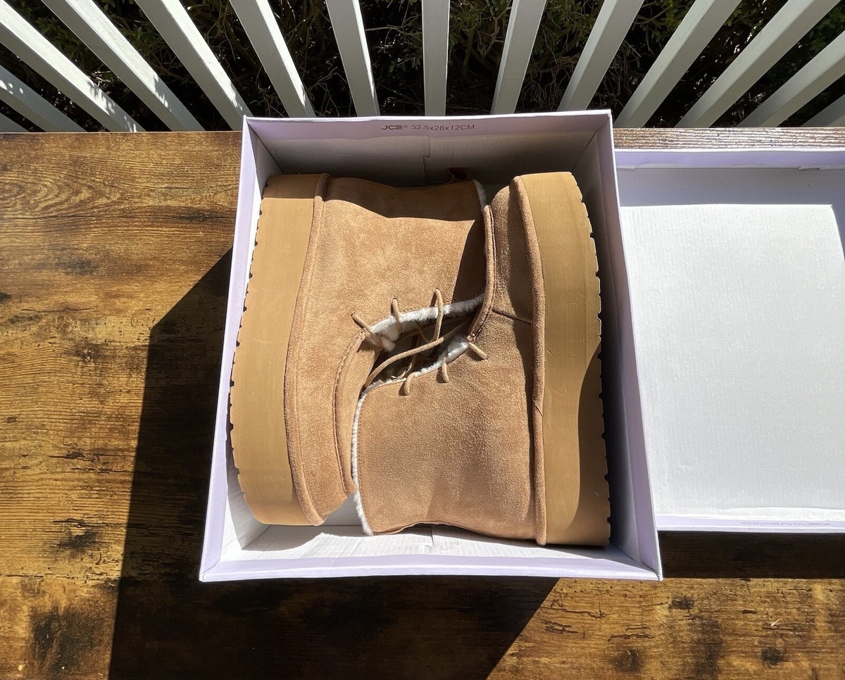 Madden Girl Women's Earnesst Ankle Boot - Lace-Up Faux Fur Lined Casual Boots