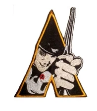 A Clockwork Orange Embroidered 4" Tall Iron on Patch