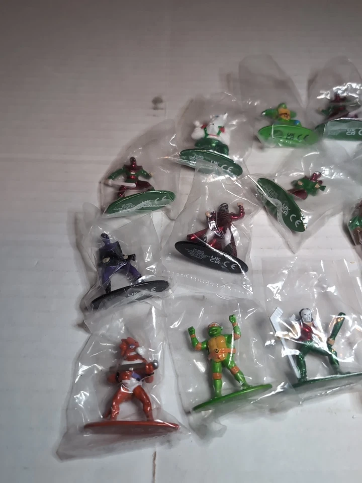 Figuras de Adviento Diecast Tortugas Ninja Adolescentes Mutantes Holiday Metalfigs Completas Foto 2 de 4