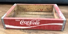 Vintage Coca-Cola Red Wood Bottle Crate Wooden Box Coke
