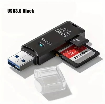 USB 3.0 2in1 Micro SD Kartenleser Adapter für PC Laptop Kamera 5Gbps Schnell