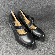 CLARKS Emily 2 Mabel Mary Jane Shoes Women's Size 8.5 M Black Leather