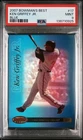 2007 Ken Griffey, Jr. Reds 67/99 PSA 9 Bowman's Best Blue Parallel Card #17