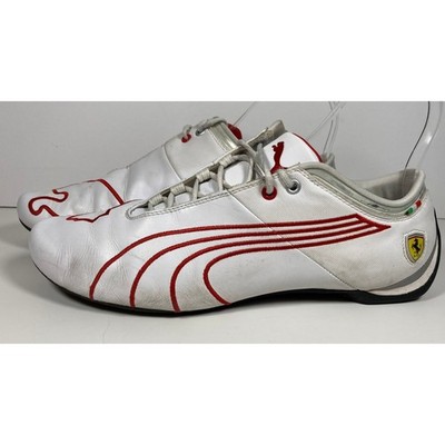 Puma Ferrari Future Cat M1 Mens Sneakers White Red Racing Shoes 30495102 Size 12