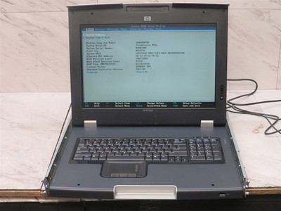 HP Rackmount Console TFT7600 AG066A 17'' LCD Keyboard VGA USB