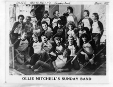 o43386 1970's orig photo musician Ollie Mitchells' Sunday Band orp-43386