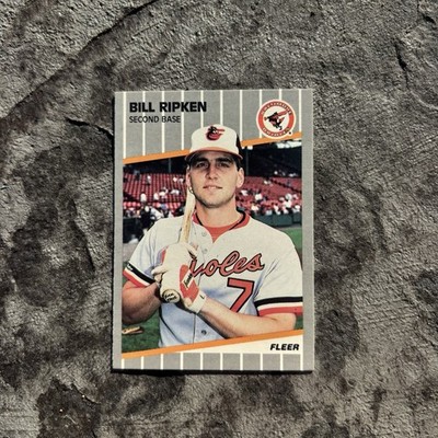 1988 Fleer Bill Ripken F - Face Card Error #616