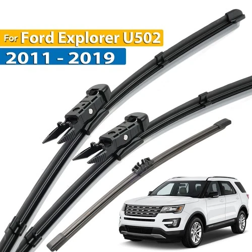 For Ford Explorer 2011-2019 26"+22"+11" Front & Rear Windshield Wiper Blades Set