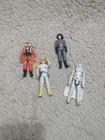 lot of 4 various vintage Star Wars figures (see photos)