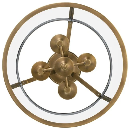 Quoizel Barlow 16"W Weathered Brass 4-Light Ceiling Light - Picture 5 of 7