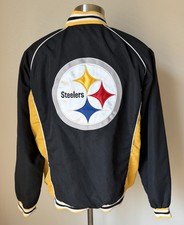 VTG Pittsburgh Steelers NFL G-III Full Zip Jacket Sz L